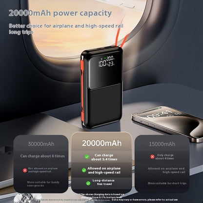 3C Certified 45W Power Bank With Cable 20000 MA Mobile Power Supply