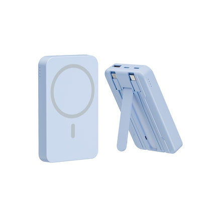 Magnetic Power Bank Mobile Power Supply Wireless Charger With Cable