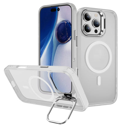 Magnetic Phone Case Lens Bracket showcasing a transparent design with circular lens holder.