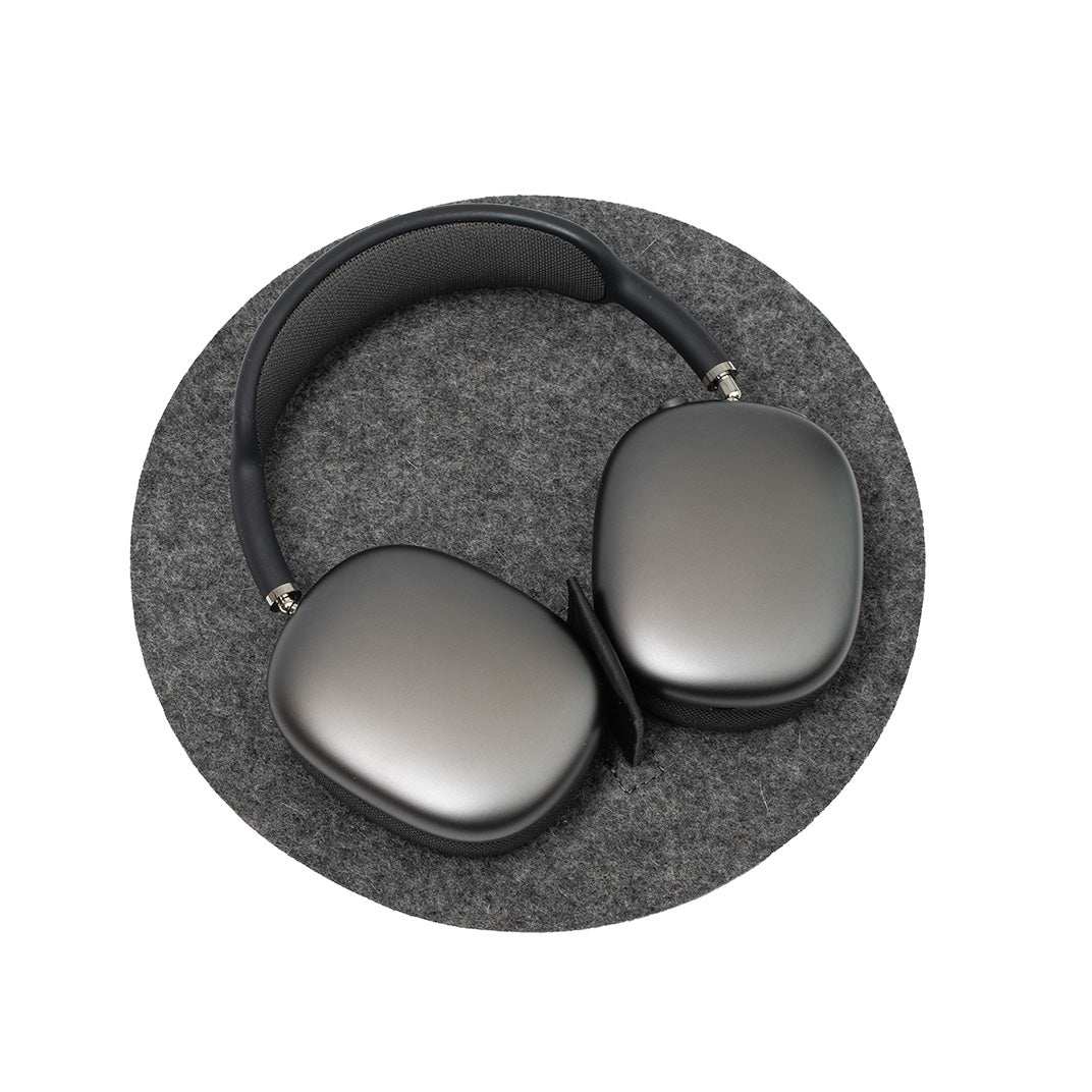 Leather AirPods Max Rest Station made from full-grain Italian leather with built-in magnets for low power mode and charging channel