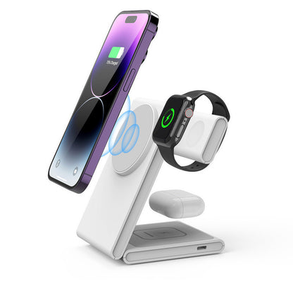 Desktop Magnetic Wireless Charger Folding Bracket