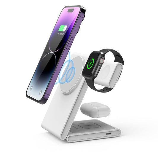 Desktop Magnetic Wireless Charger Folding Bracket
