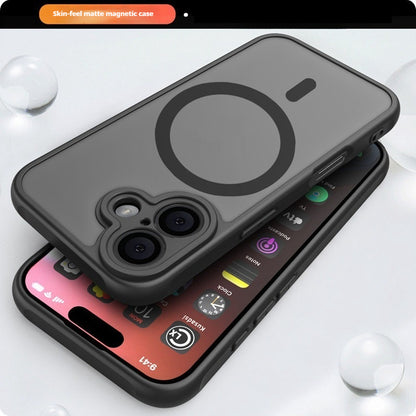 Magnetic Suction Phone Case I Frosted Skin Feeling Oil Injection Protective Cover