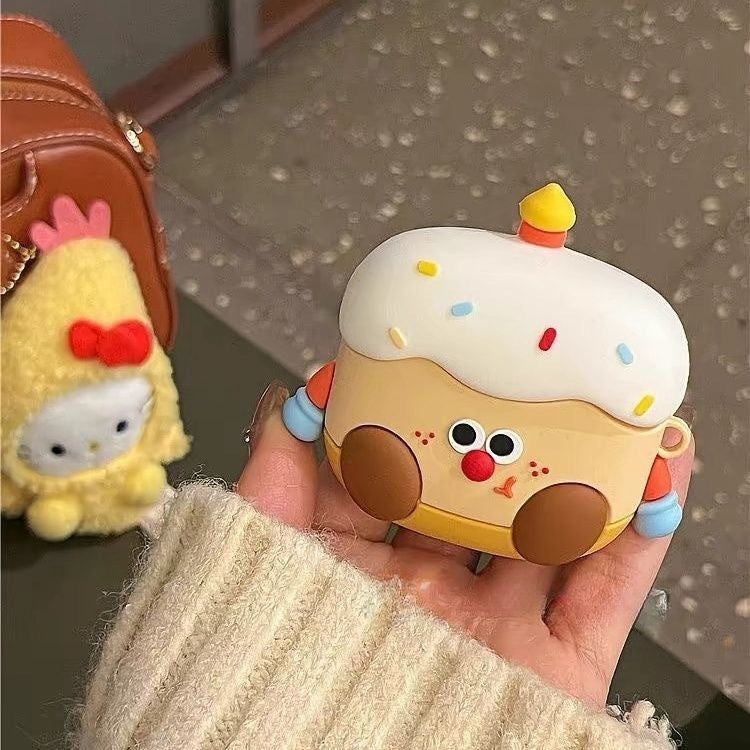 Cute Small Cake For Airpods Pro2 Wireless Bluetooth Earbuds Case