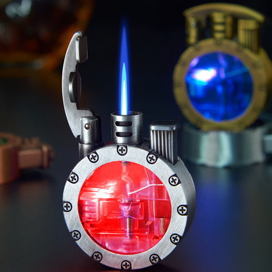 Creative Transparent Luminous Gas Bin Gas Lighters