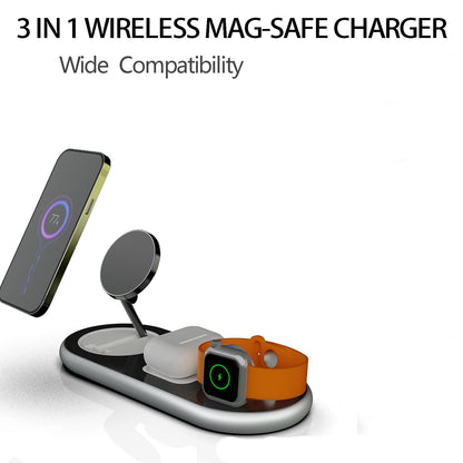 Magnetic Three In One Wireless Charger