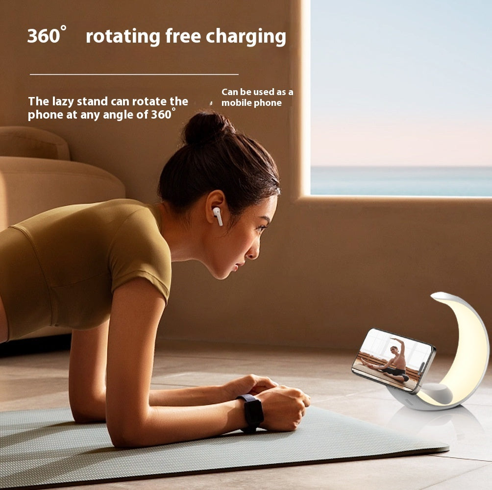 Small Moon Light Magnetic Three-in-one Wireless Charger