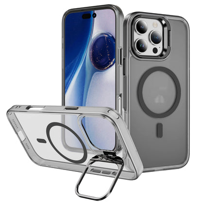 Magnetic Phone Case Lens Bracket showing clear design with magnetic hold for iPhone.