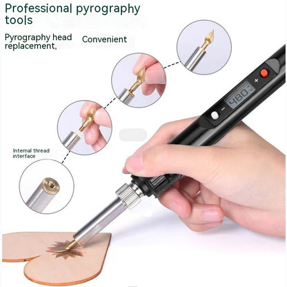Electric Soldering Iron And Painting Set