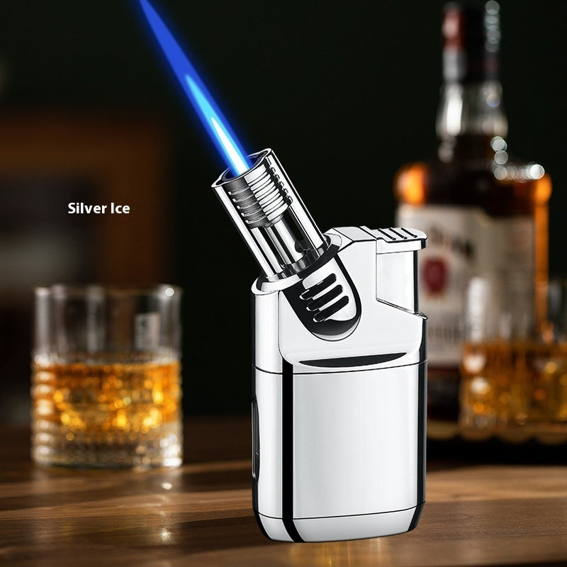 Elbow Transparent Gas Bin Direct Punch Gas Lighters