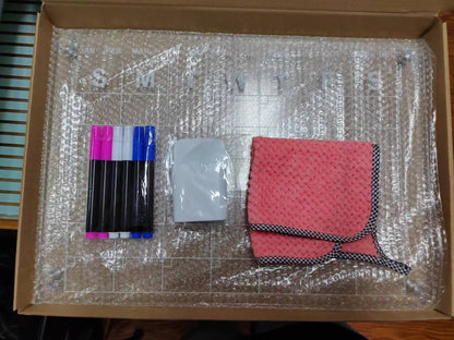 Transparent Plexiglass Cut Refrigerator Sticker