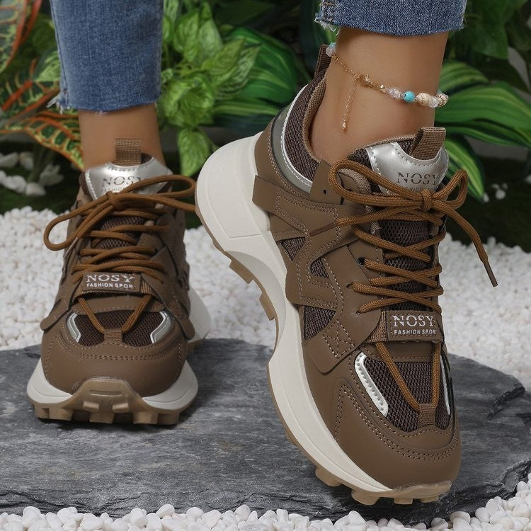 Foreign Trade Casual Sneaker Clunky Shoes Online Red Shoes