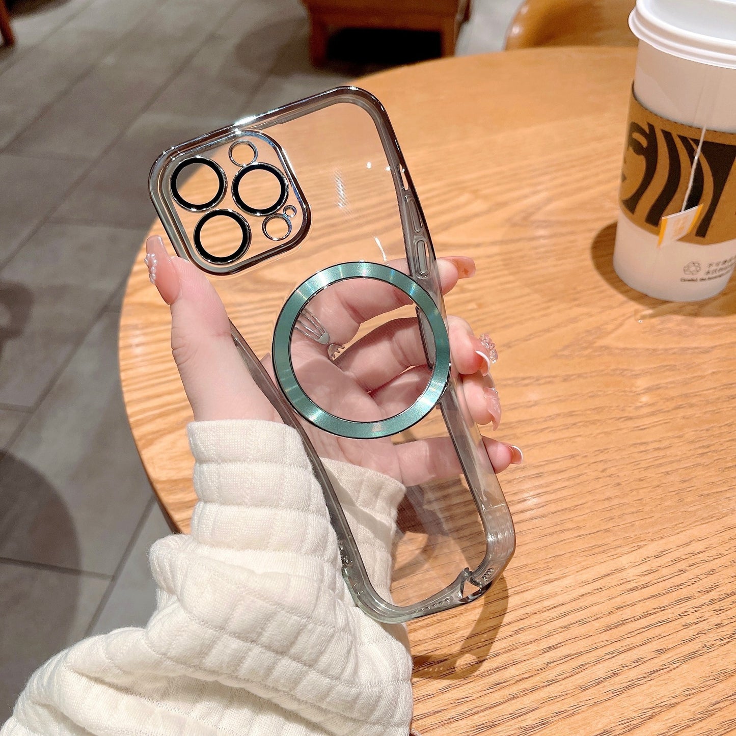 Applicable Ip Wireless Charger Magsafe Magnetic Phone Case