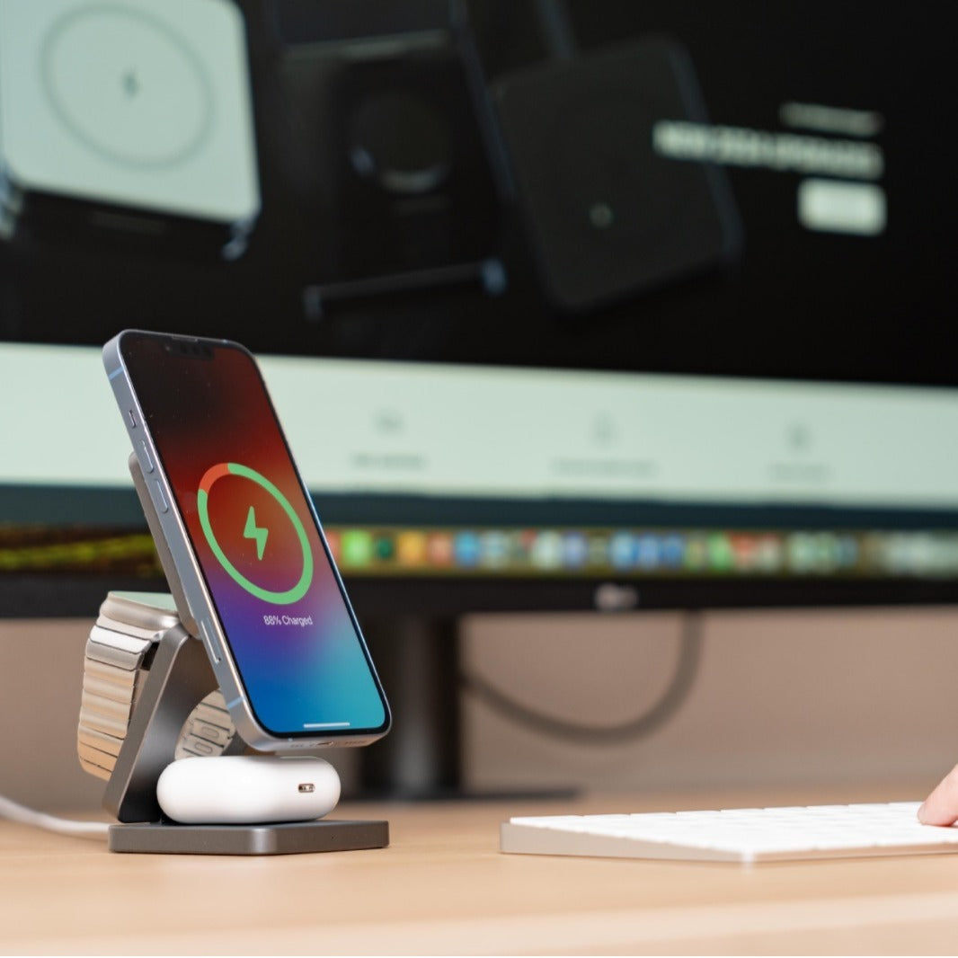 Three-in-one Magnetic Wireless Charger