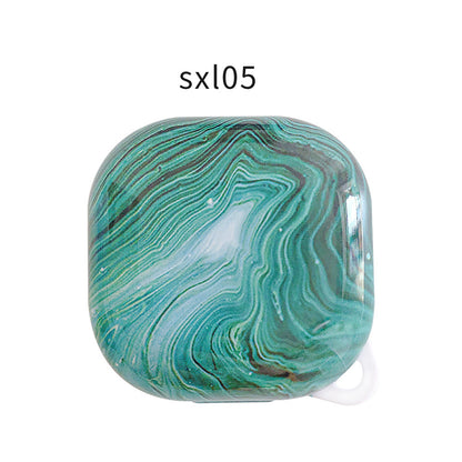 For Buds Live Pro Headphone Cover Buds Plus Marble Water Decal PC Hard Shell Case