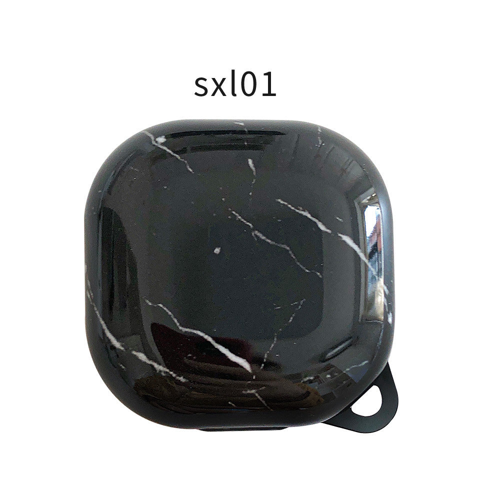 For Buds Live Pro Headphone Cover Buds Plus Marble Water Decal PC Hard Shell Case