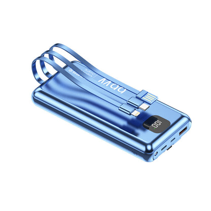 PD66W Fast Charge Power Bank 20000 MA Large Capacity With Cable Mobile Power Supply
