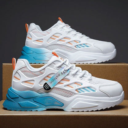 Spring Men's Shoes Student Casual Breathable Sneaker Running Men's Mesh Shoes Men's Dad Shoes