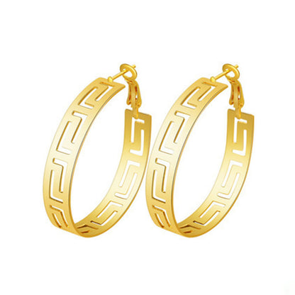 Fashion Trendy Earrings Silver Accessories