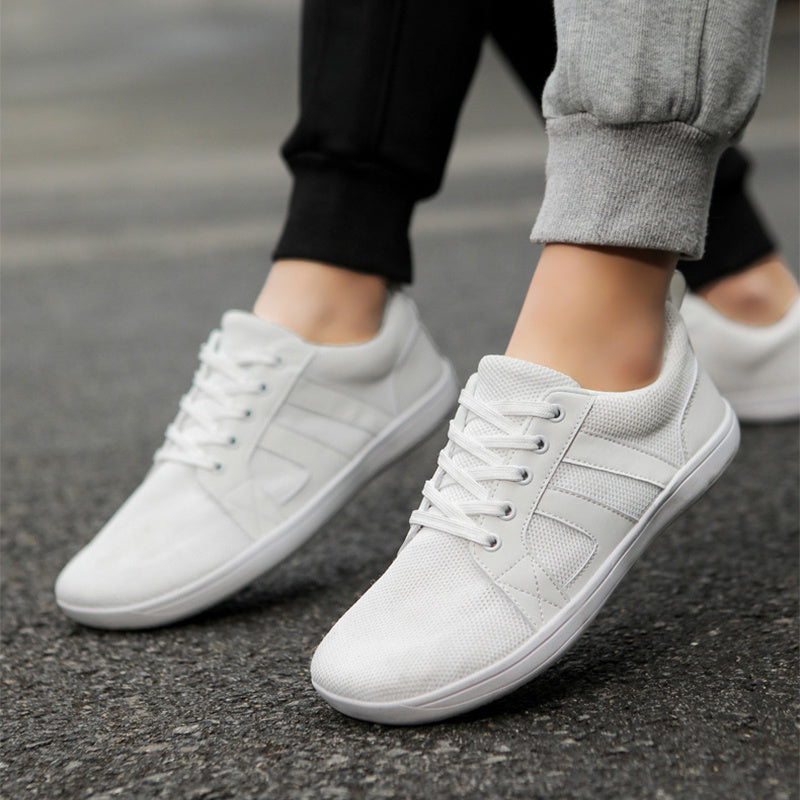 Couple Breathable Lace-up Mesh Shoes Casual Walking Sneakers Men Non-slip Running Sports Shoes Women