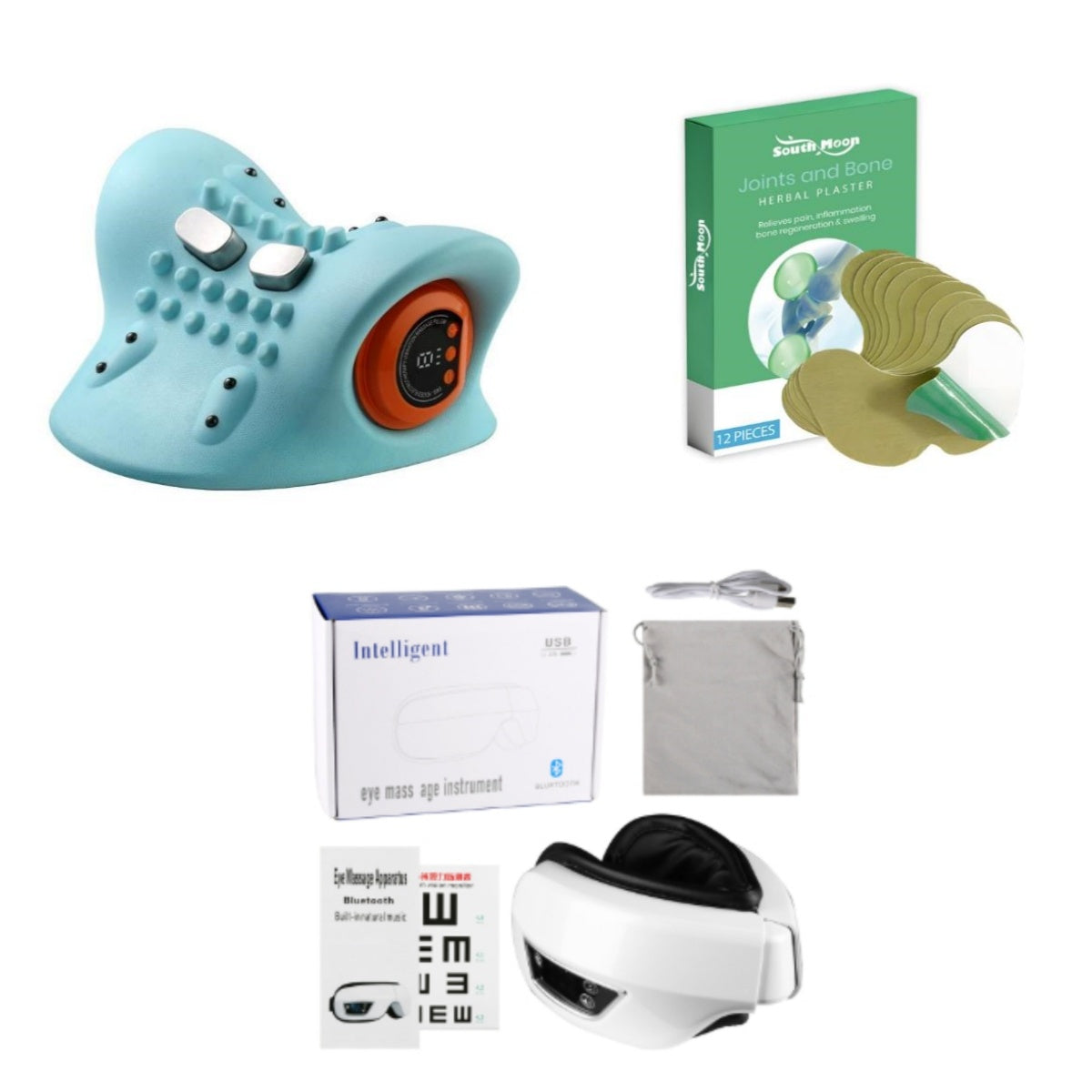 Multifunctional Portable Vehicle-mounted Household Electric Massage Pillow