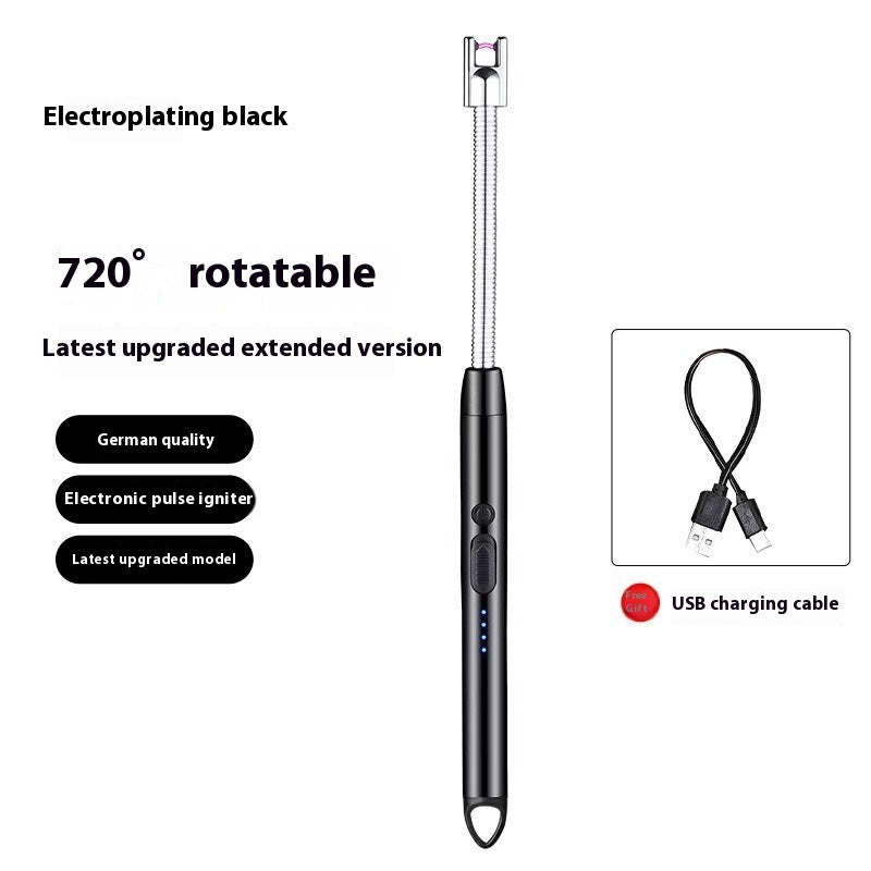 Kitchen Burning Torch Gas Stove Natural Gas Electronics with rotatable design and USB charging cable