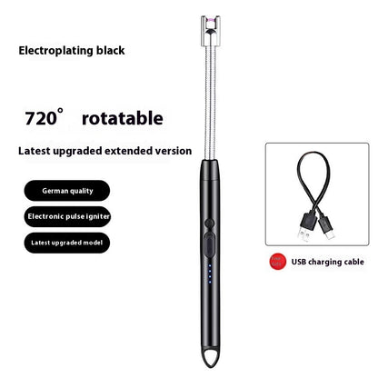 Kitchen Burning Torch Gas Stove Natural Gas Electronics with rotatable design and USB charging cable