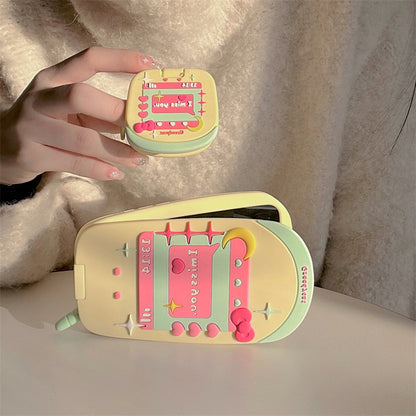 Custard English Flip Wireless Bluetooth Earbuds Case