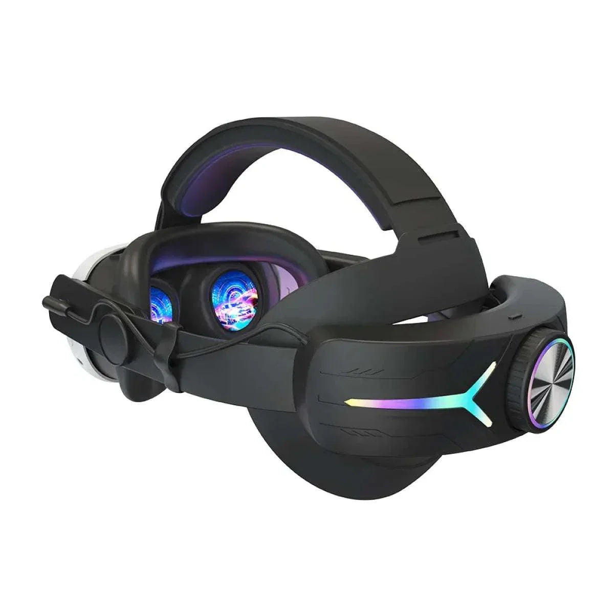 Ammonium VR headset with adjustable straps and high-resolution display for immersive virtual reality experiences