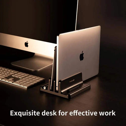 Adjustable Vertical Laptop Stand for Macbook and Tablets