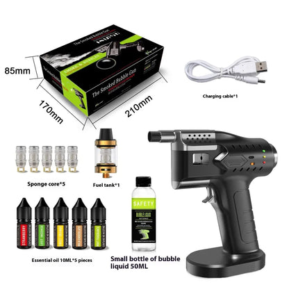 Portable Smoke Bubble Mixer for Culinary Arts