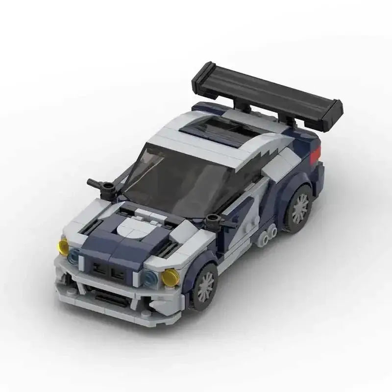 BMW M3 GTR buildable toy model with 408 pieces and detailed features