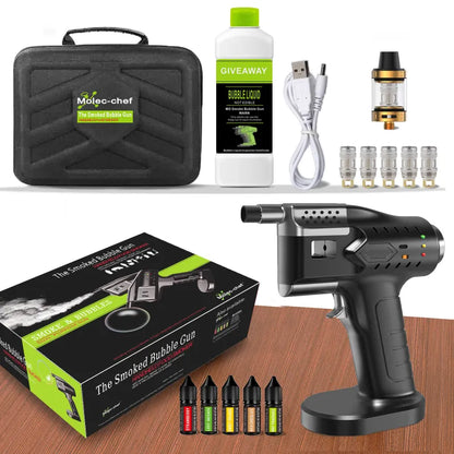 Portable Smoke Bubble Mixer for Culinary Arts