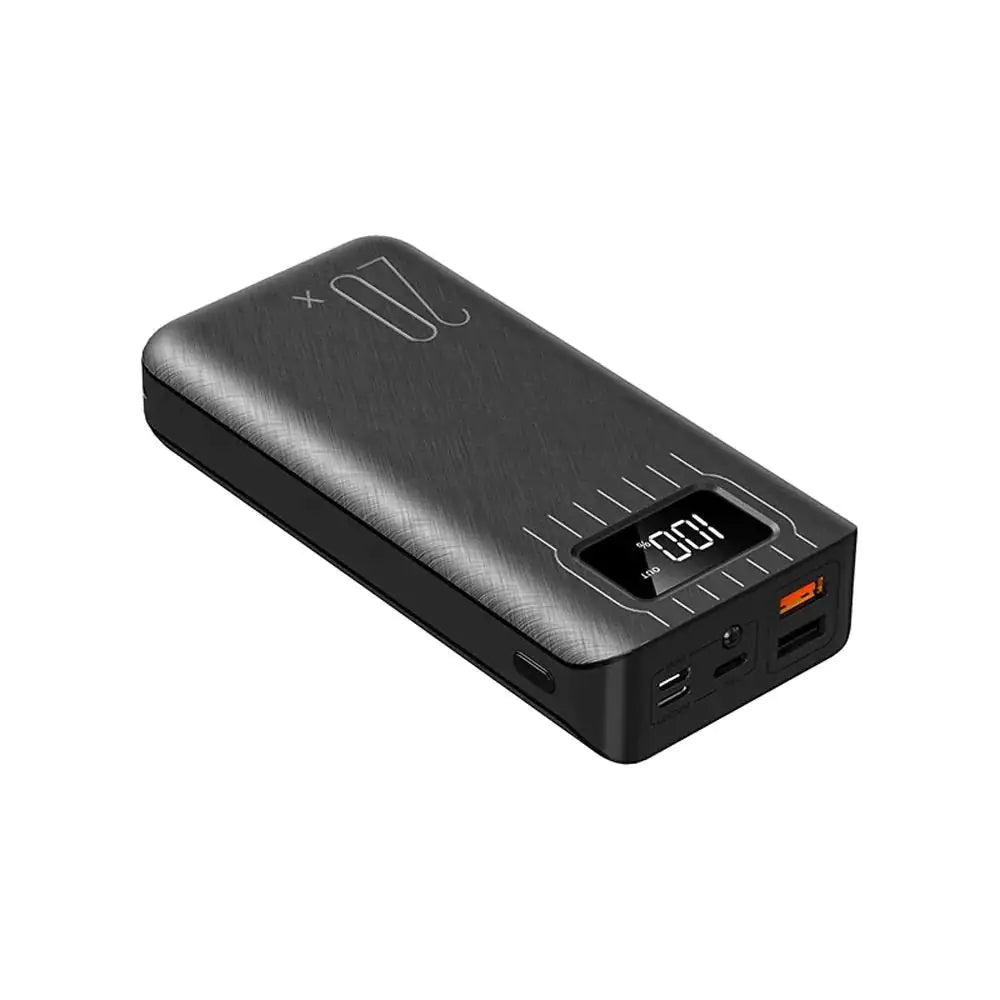 Dual USB 20000mAh Power Bank with LED